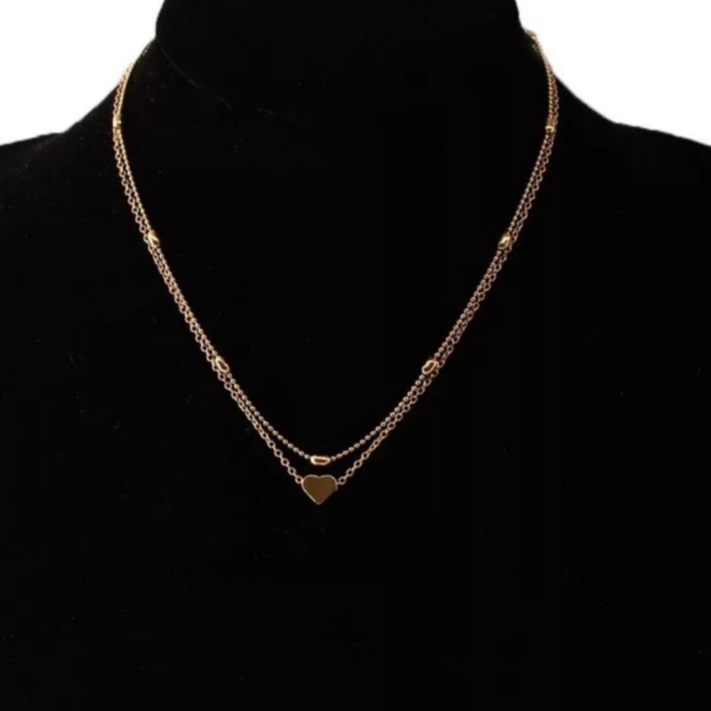♡Jenny♡ Heart layered necklaces - Picture 3 of 4